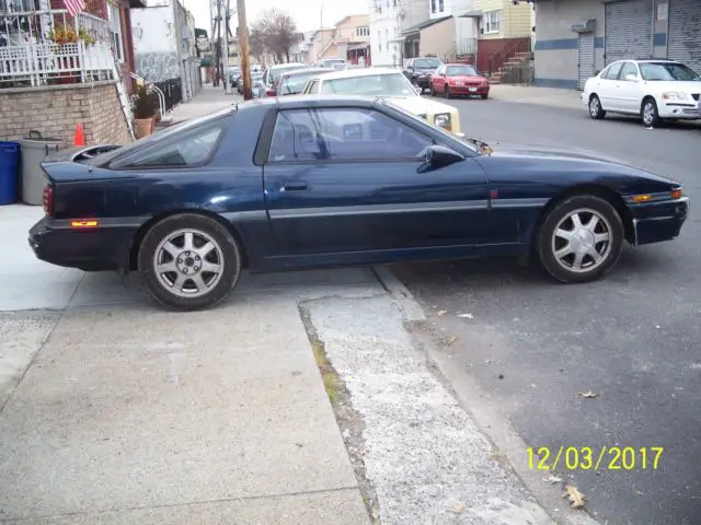needs tlc runs/drives 157k automatic 1989 toyota supra turbo dk.blue/dk blue int