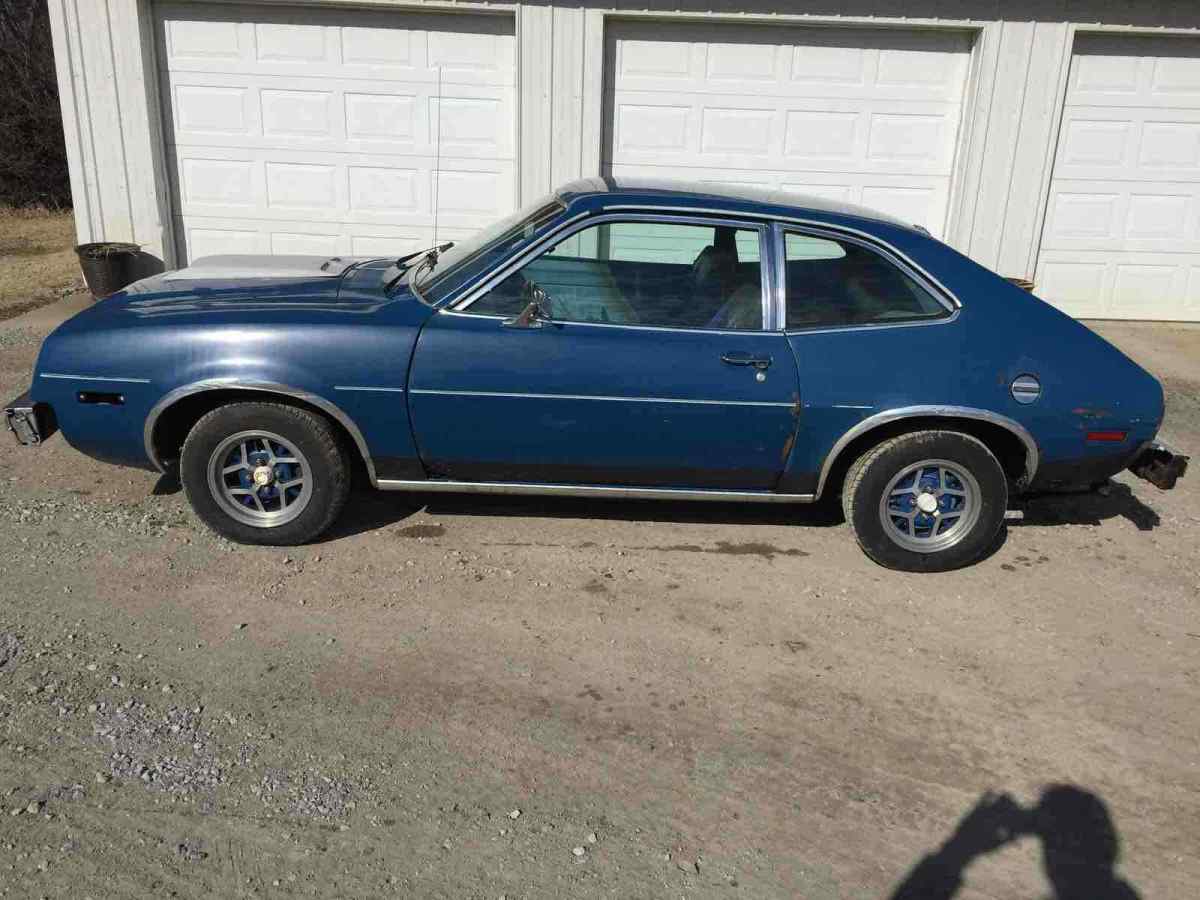 1979 ford pinto hatchback blue rwd automatic