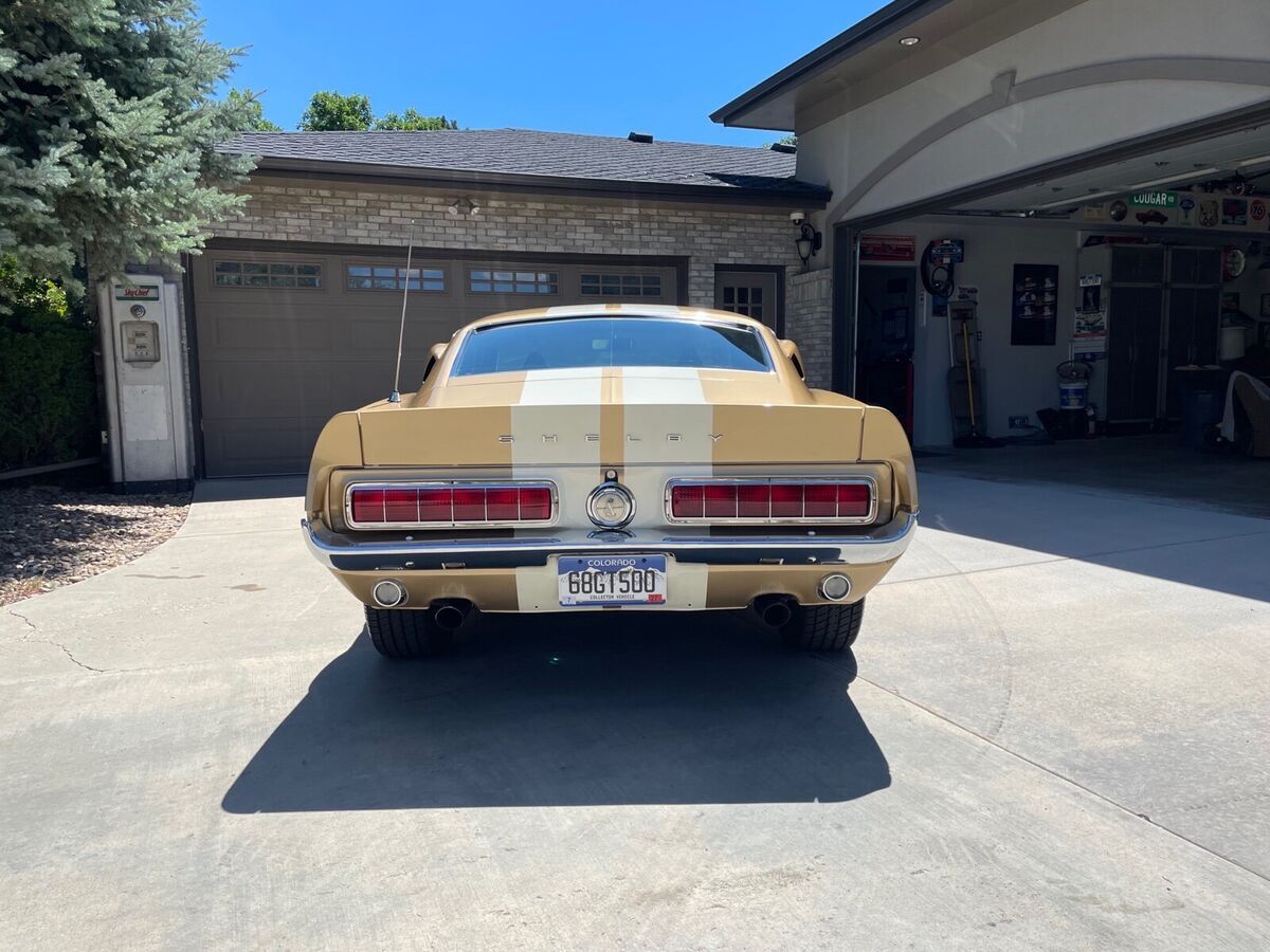 1968 ford shelby sportscar brown rwd automatic gt 500