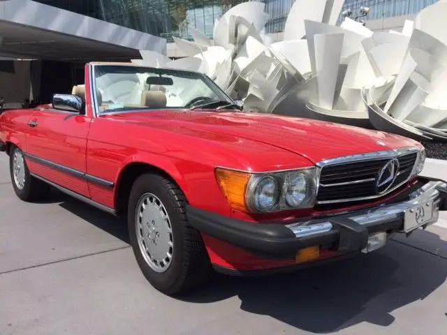 1988 mercedes benz 560sl, 74k, new soft top & leather clean autocheck no ax