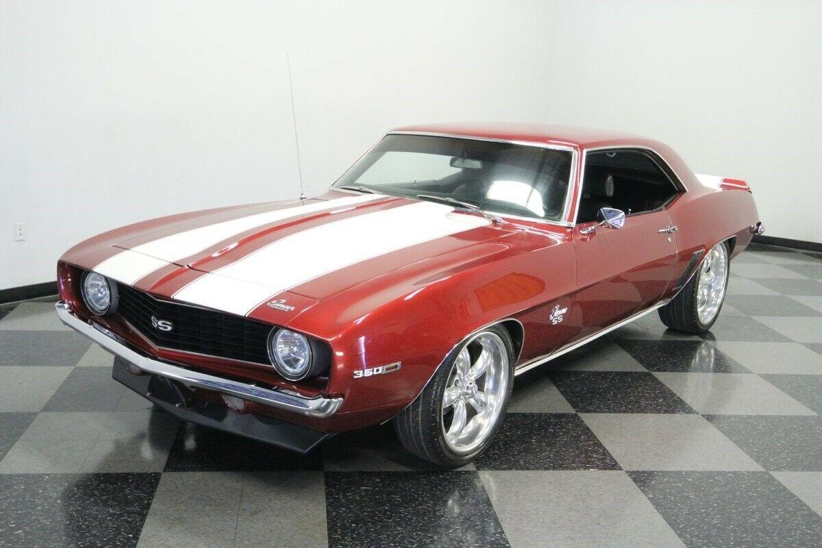 1969 chevrolet camaro deep red 400ci v8 85514 miles