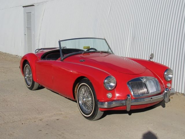 1958 mga 1500 roadster . older restoration. runs and drives