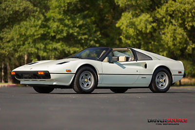 1982 ferrari 308 gtsi - gorgeous white/tan, books/service records