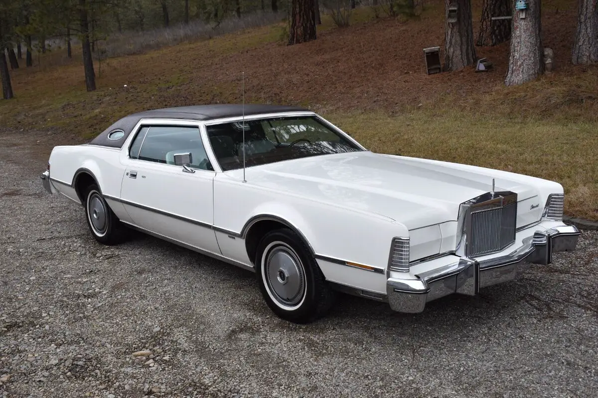 1975 lincoln continental mark iv 45,642 miles! luxury group! two tone leather!