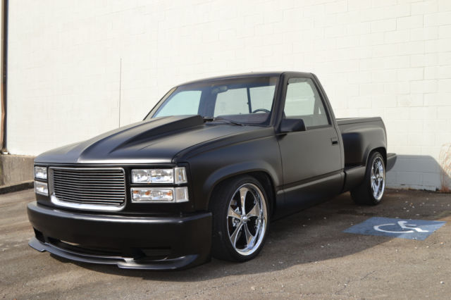 88 gmc sierra step side hot rod truck
