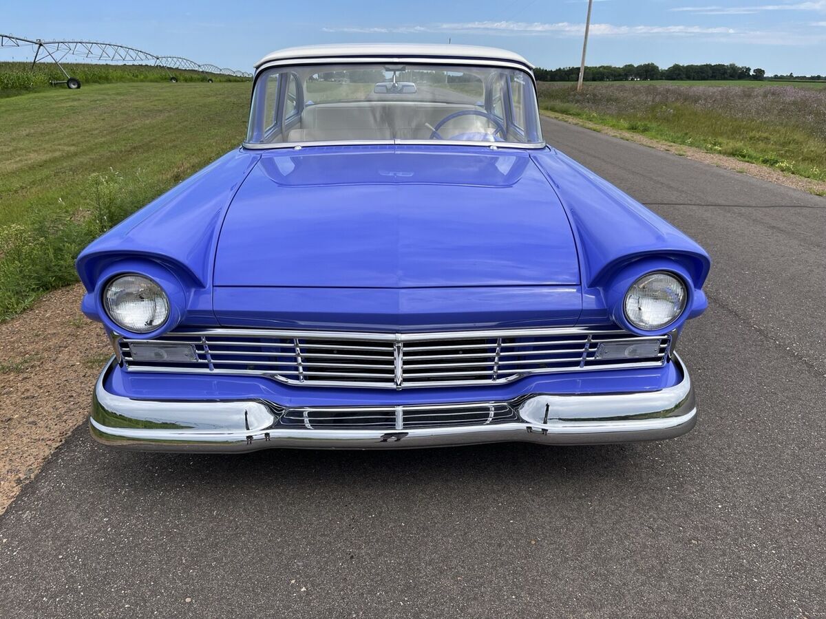 1957 ford fairline sedan purple 300
