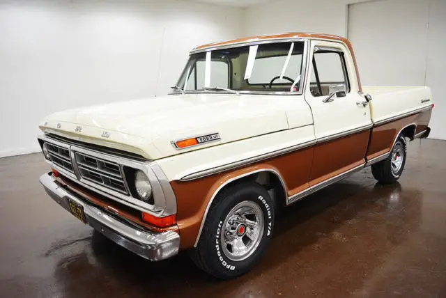 1972 ford f100 83161 miles tan pickup truck 302 v8 c6