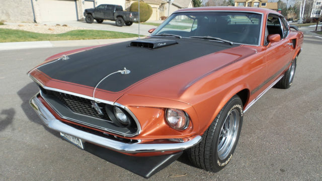 1969 ford mustang mach 1 one 428 cobra jet fastback rare gt