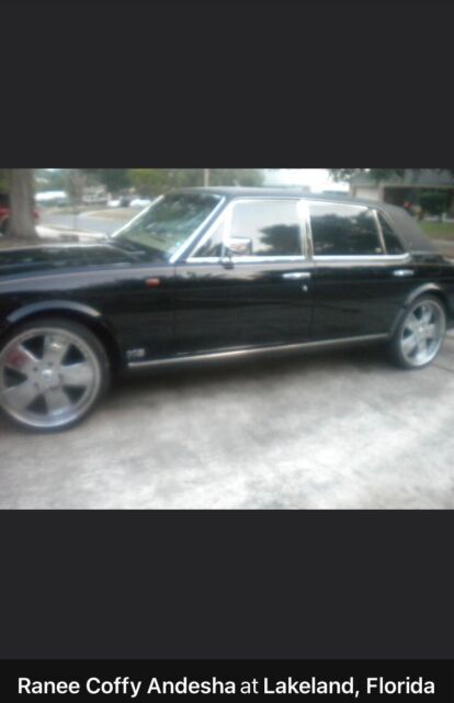 1982 rolls-royce silver spur sedan black rwd automatic