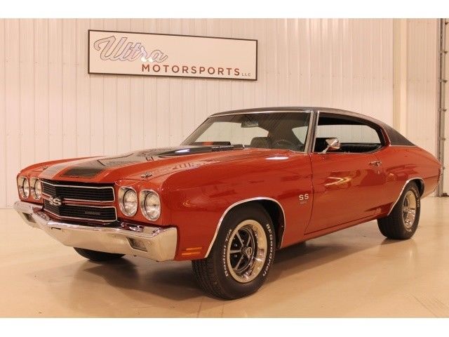 1970 chevrolet chevelle super sport 6176 miles red 454 automatic