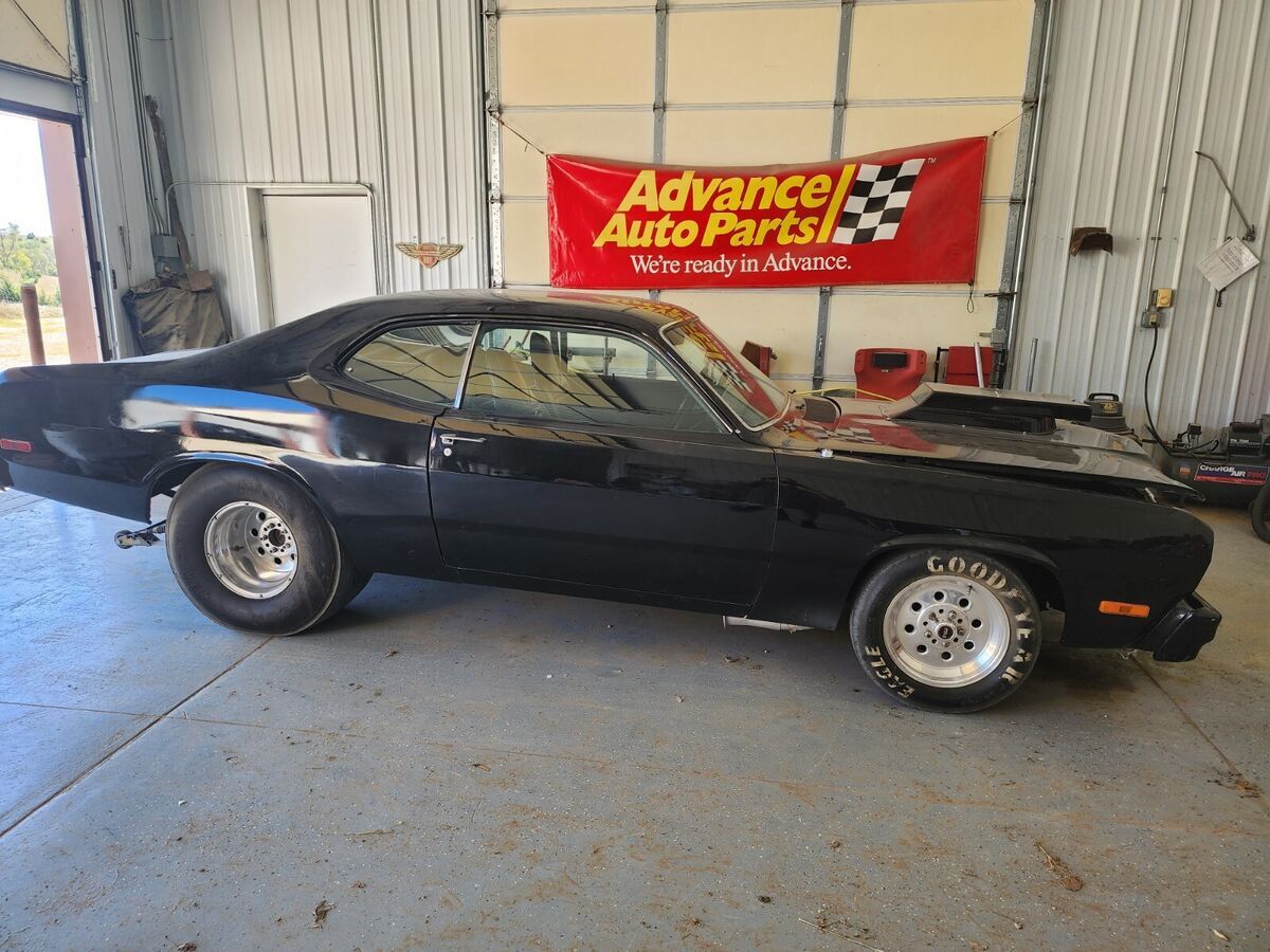 1974 plymouth duster pro street or big tire drag car 451 stroker runs 10's