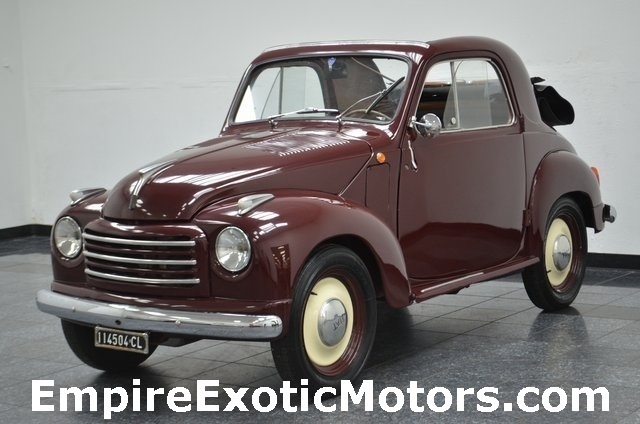 1952 fiat 500c topolino mr. bean clown car! 69k