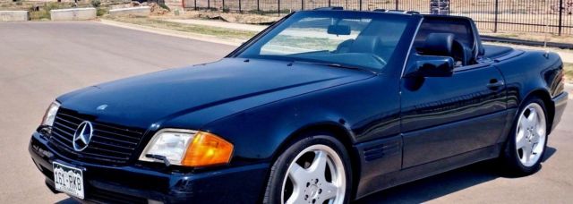 1992 mercedes sl500 sl 500 black on black