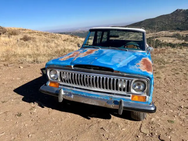 1977 jeep cherokee suv blue 4wd automatic s