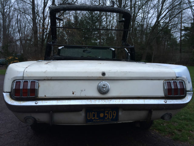 1966 ford mustang convertible project