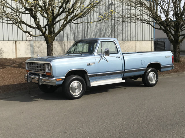 1985â dodge 150â ram se 4x4 only 54k miles 1 owner pickup truck all originall