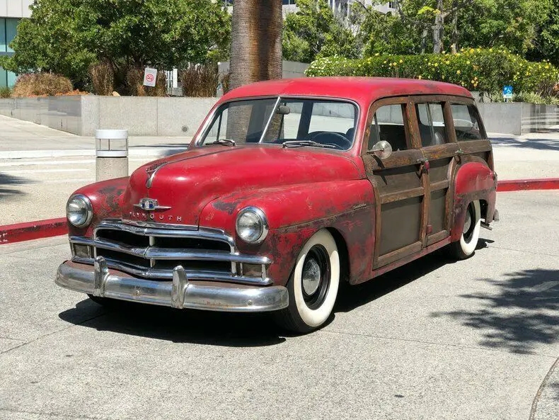 1950 plymouth special de luxe station wagon custom "woodie"