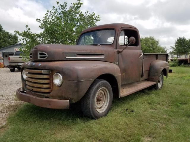 1950 ford f3 pickup truck farm original patina work shop project flathead