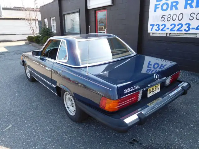 1982 380 sl convertible mercedes