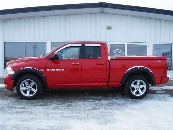 used 2012 ram 1500 4x4 quad cab sport bismarck, nd 58504 for sale in bismarck, north dakota