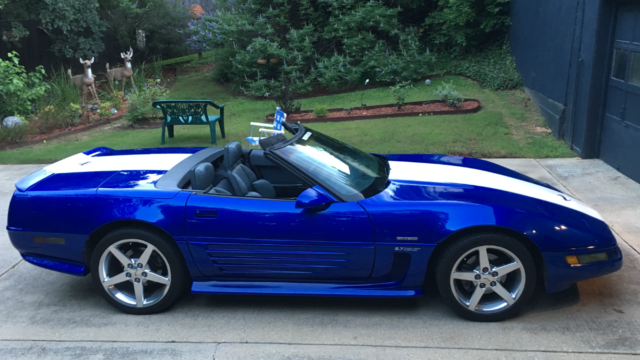 tommy morrison signed c-4 corvette