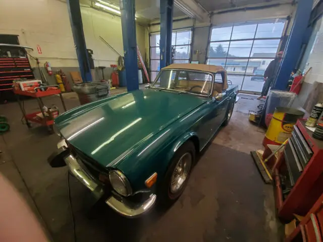 1974 triumph tr-6 overdrive ; unrestored survivor