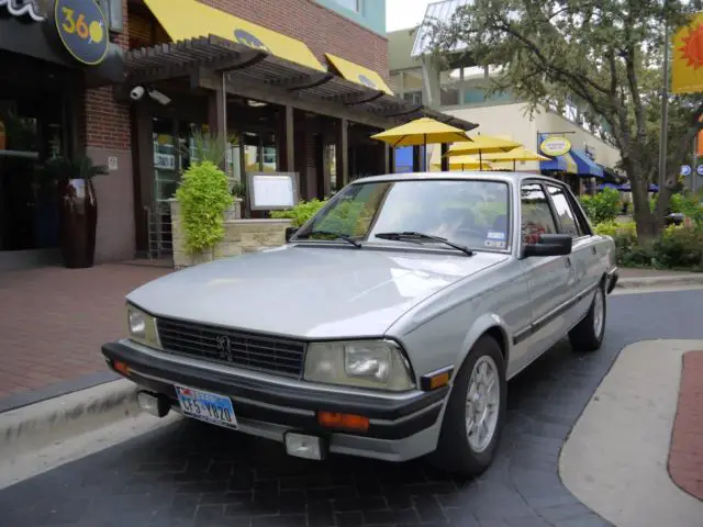 1986 peugeot 505 turbo-gas 'classic french sedan' by original owner