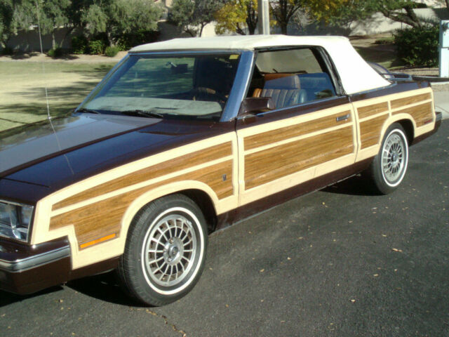 1983 chrysler lebaron town and country convertible mark cross edition