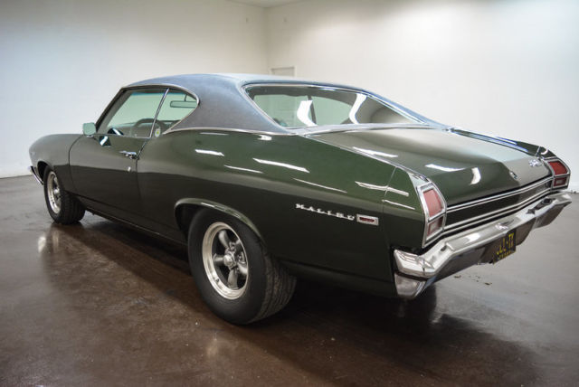 1969 chevrolet chevelle 25059 miles green 468 big block v8 turbo 400