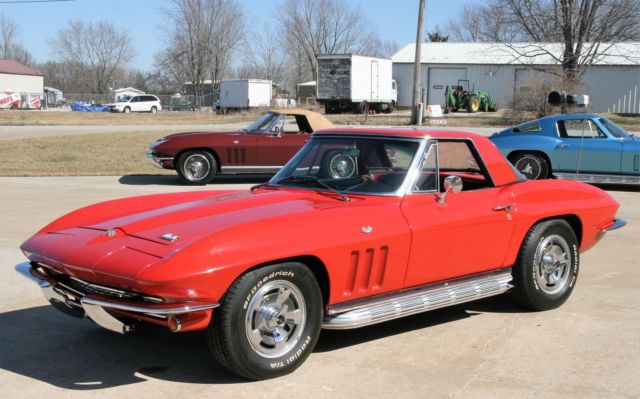 1966 corvette two top roadster side exhaust zz4 gm crate engine