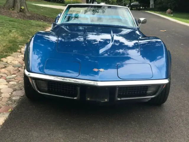 1969 chevy corvette roadster lemans blue survivor!