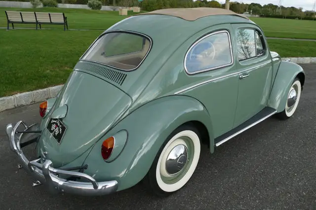 1961 volkswagen beetle was totally restored