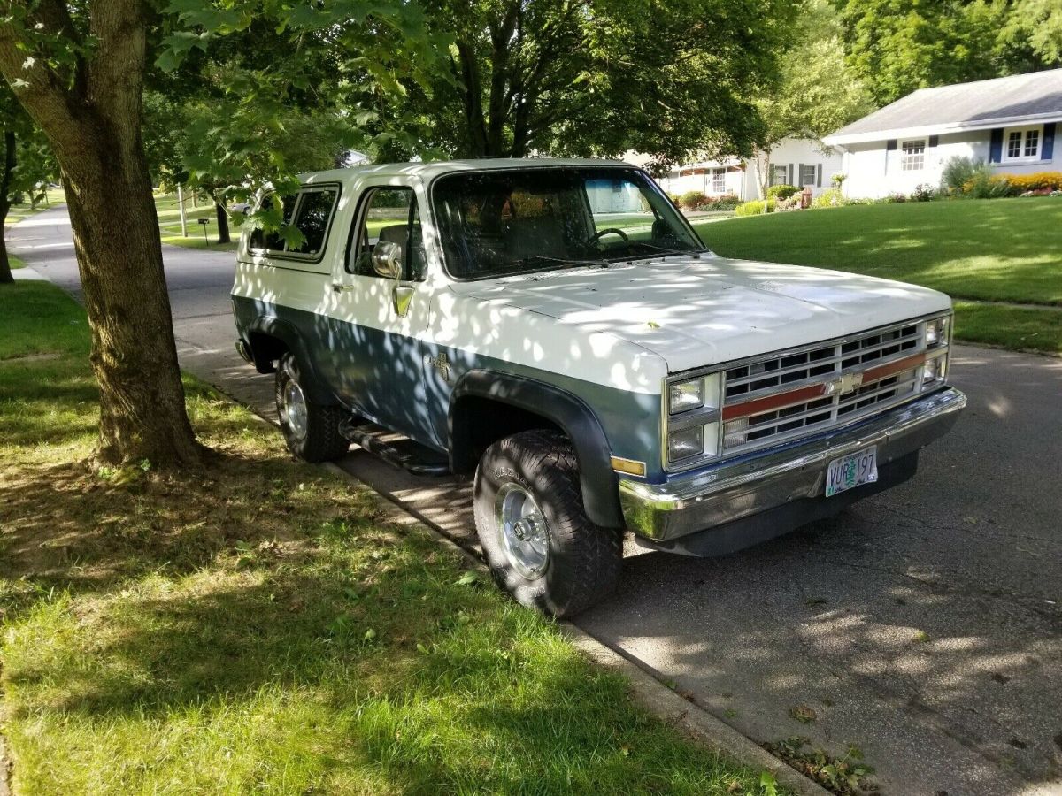 1983 chevrolet k5 blazer suv blue 4wd automatic k10