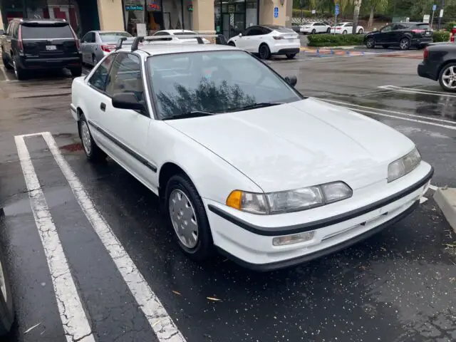 1990 acura integra hatchback grey fwd automatic rs
