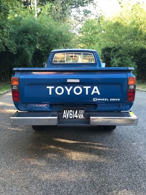 1982 toyota 4x4 pickup truck. camper top. a stunning original - elusive survivor