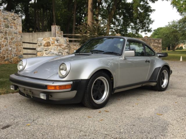 1979 porsche turbo silver, black leather, 26k miles, 3 owners, rare find!