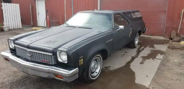 chevrolet el camino black with 92,795 miles, for sale!