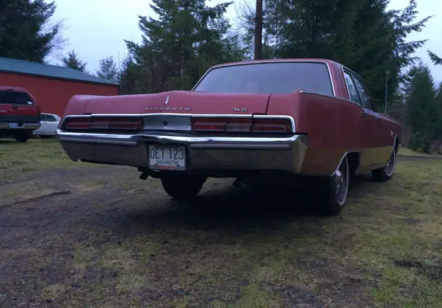 1967 plymouth fury iii 383-4 factory 4 speed manual transmission red sport 383