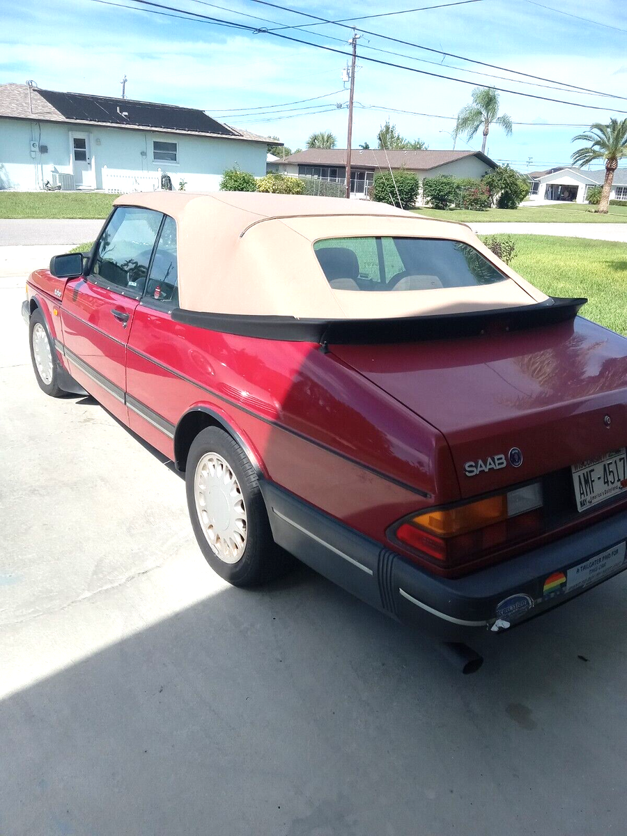 1990 saab 900 se convertible parts only bill of sale