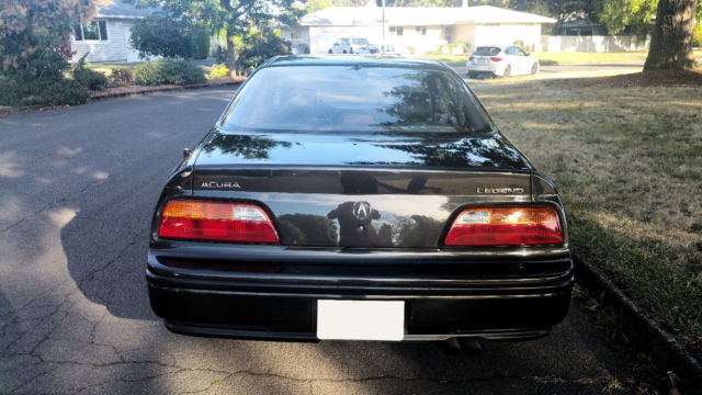 1991 acura legend l coupe w/ black leather (69k original miles) - no reserve