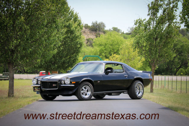 1972 chevrolet camaro z28 0 black v8 automatic