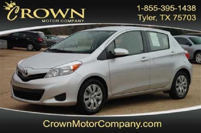 2013 toyota yaris silver, 46k miles in tyler, tx