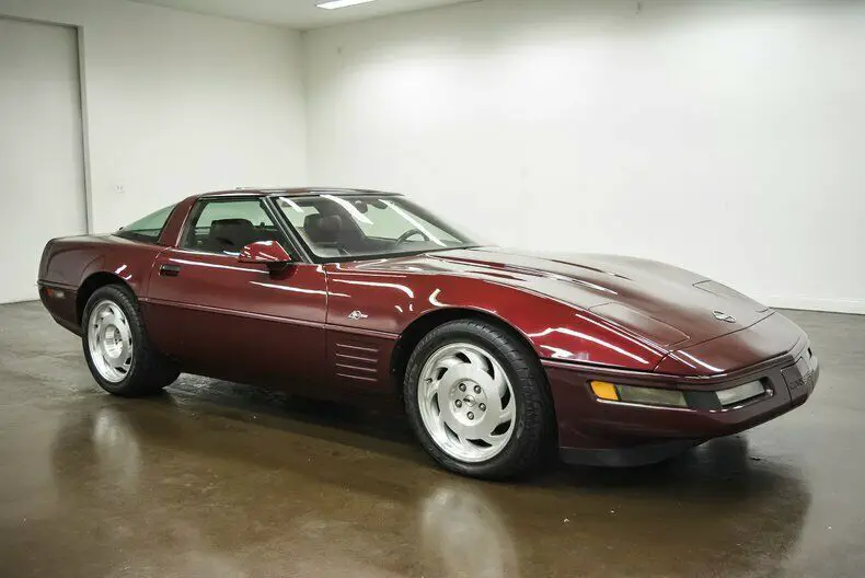 1993 chevrolet corvette zr1 25065 miles maroon coupe 5.7 liter v8 6 speed manual
