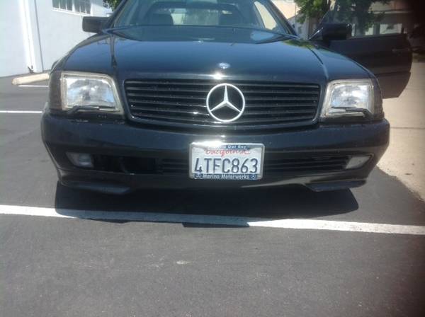 1991 mercedes benz 500sl sl500 black v8