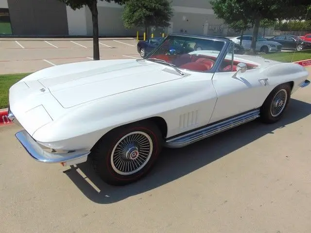 1967 white 327-350 hp!