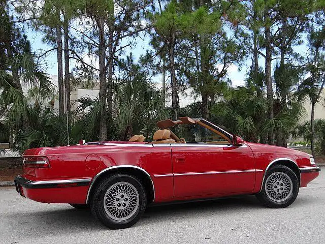 1989 chrysler maserati tc * no reserve * turbo low 28k miles * lebaron rare find
