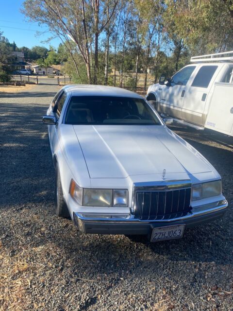 1992 lincoln mark vii coupe white rwd automatic blass
