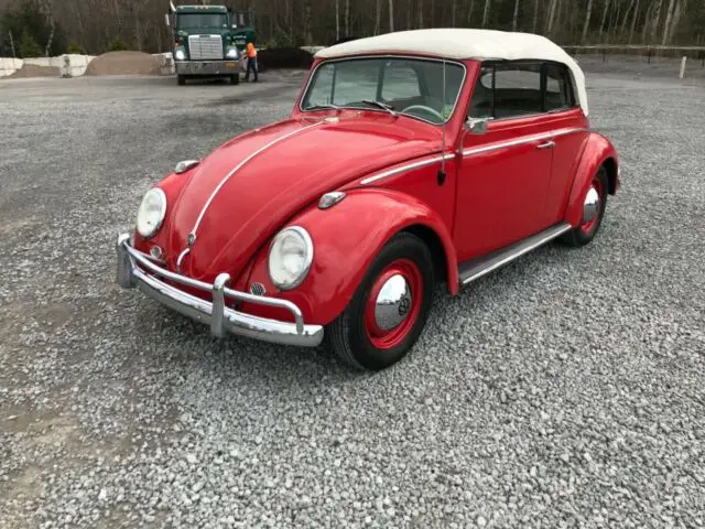 1961 volkswagen beetle cabriolet