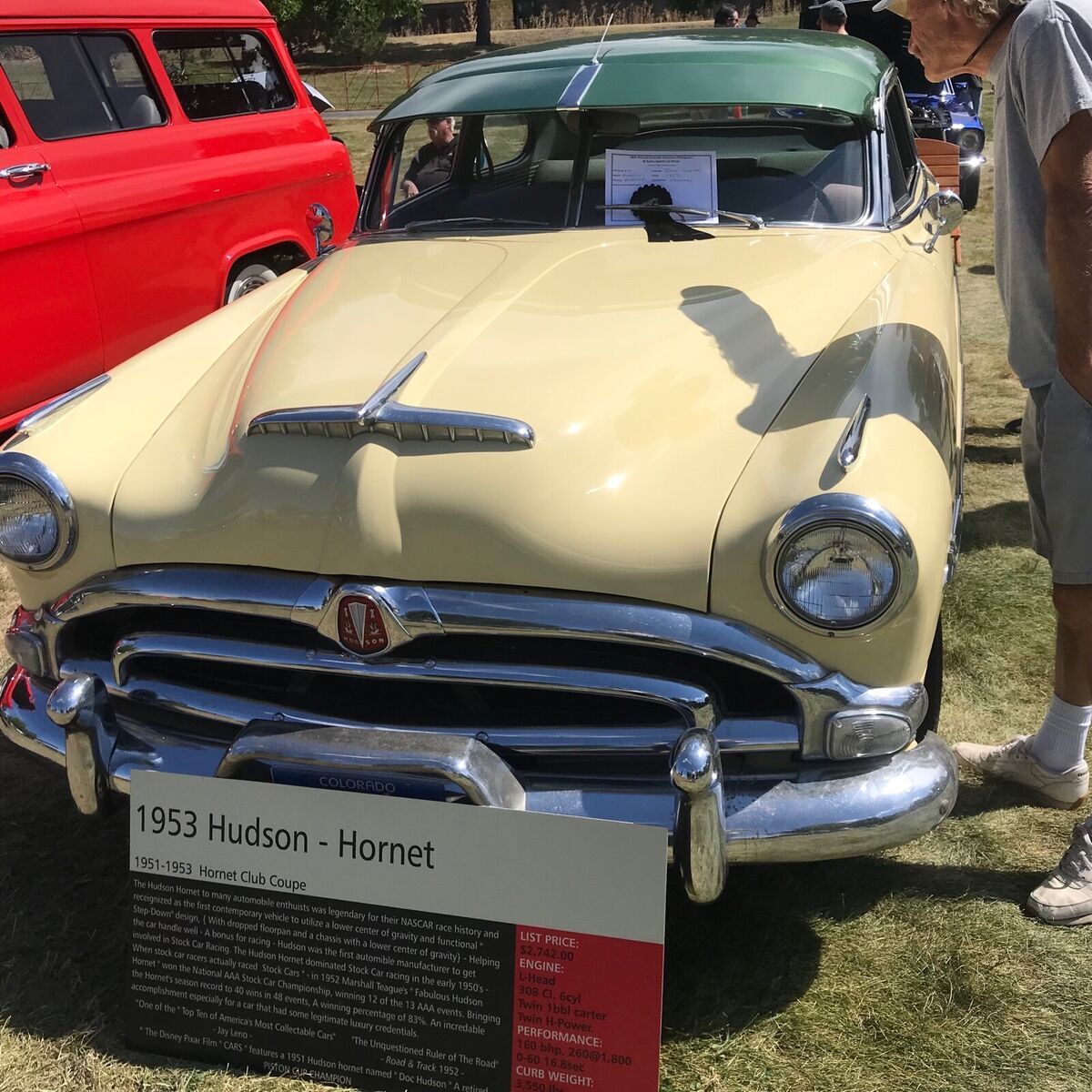 1953 hudson hornet yellow rwd automatic