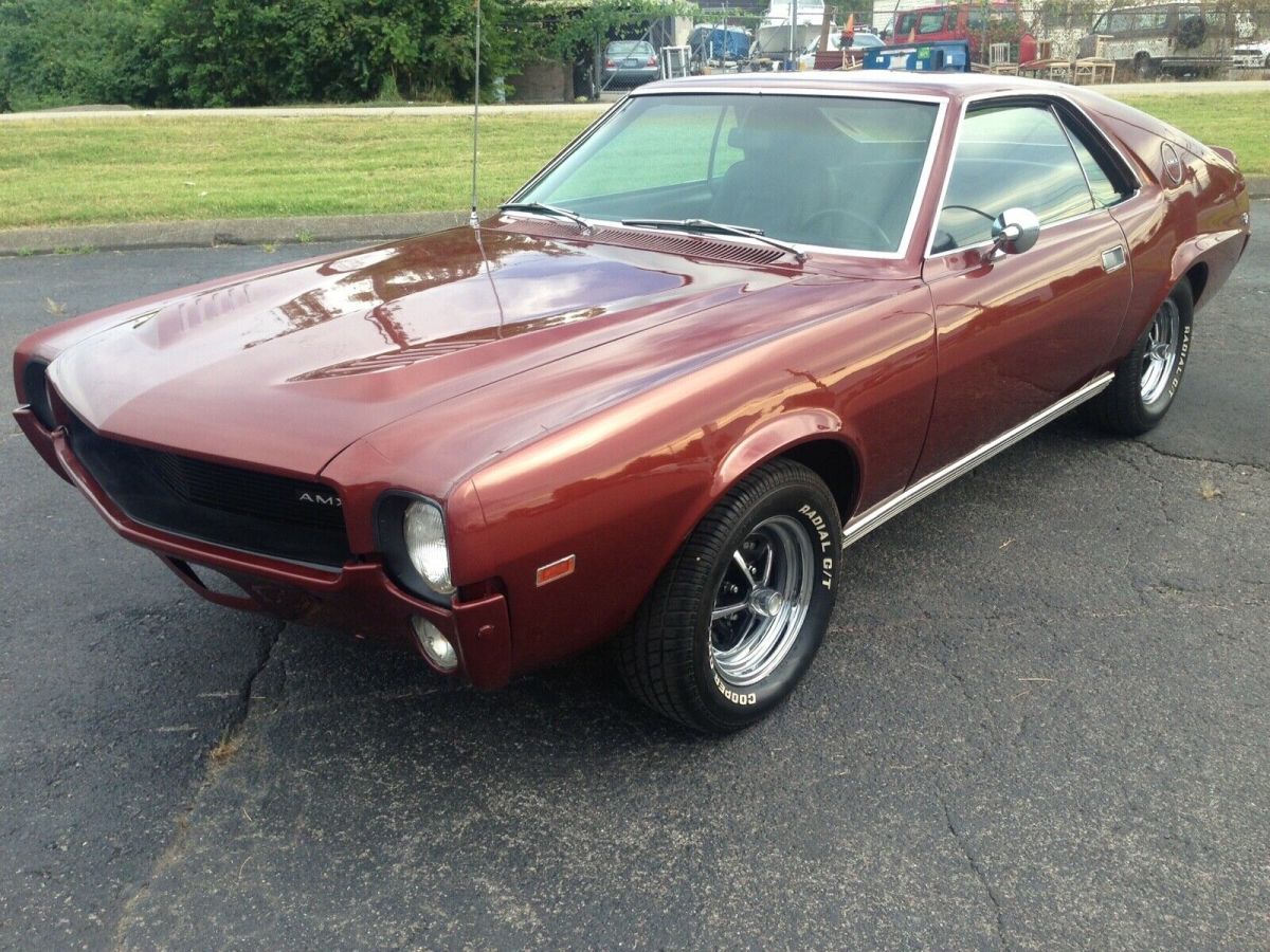 1968 amc amx x-code 390/auto in calcutta russett